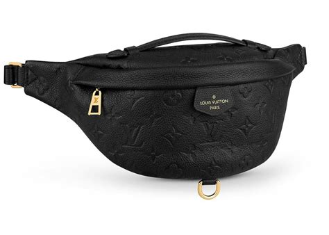 bumbag lv black|black louis vuitton bum bag.